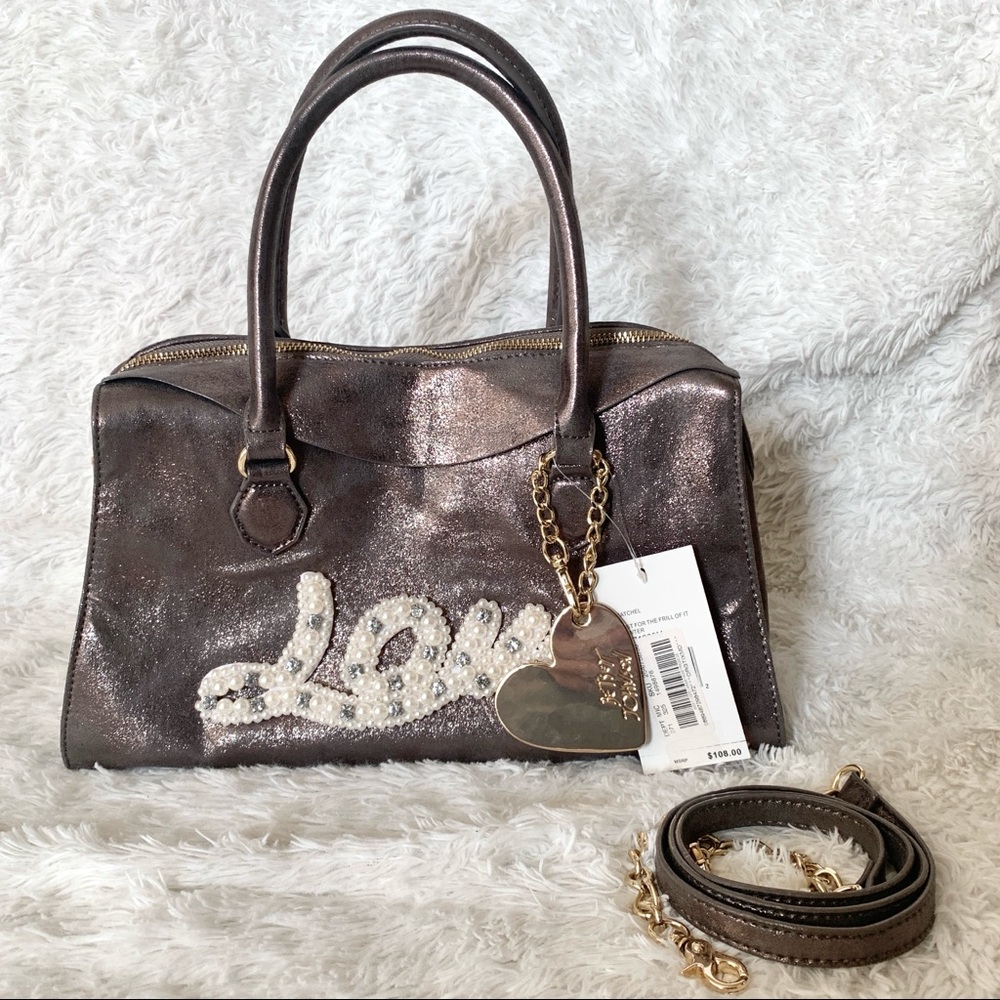 NWT Betsy Johnson Just For the Frill Of It Bag